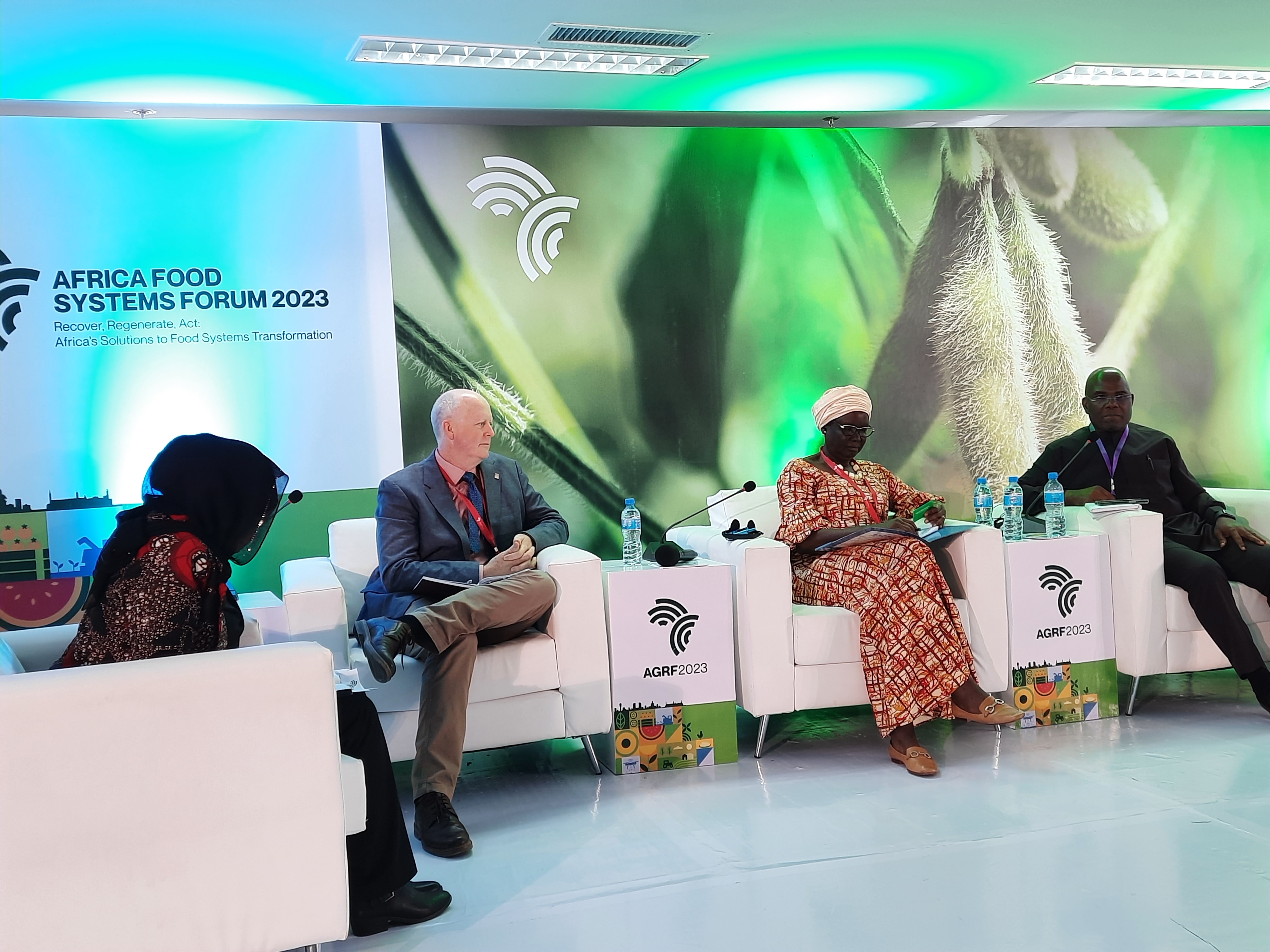 Anthony Whitbread (ILRI) at AGRF 2023 Sustainable Livestock and Pastoralism session (ILRI / Shahida Hussien).